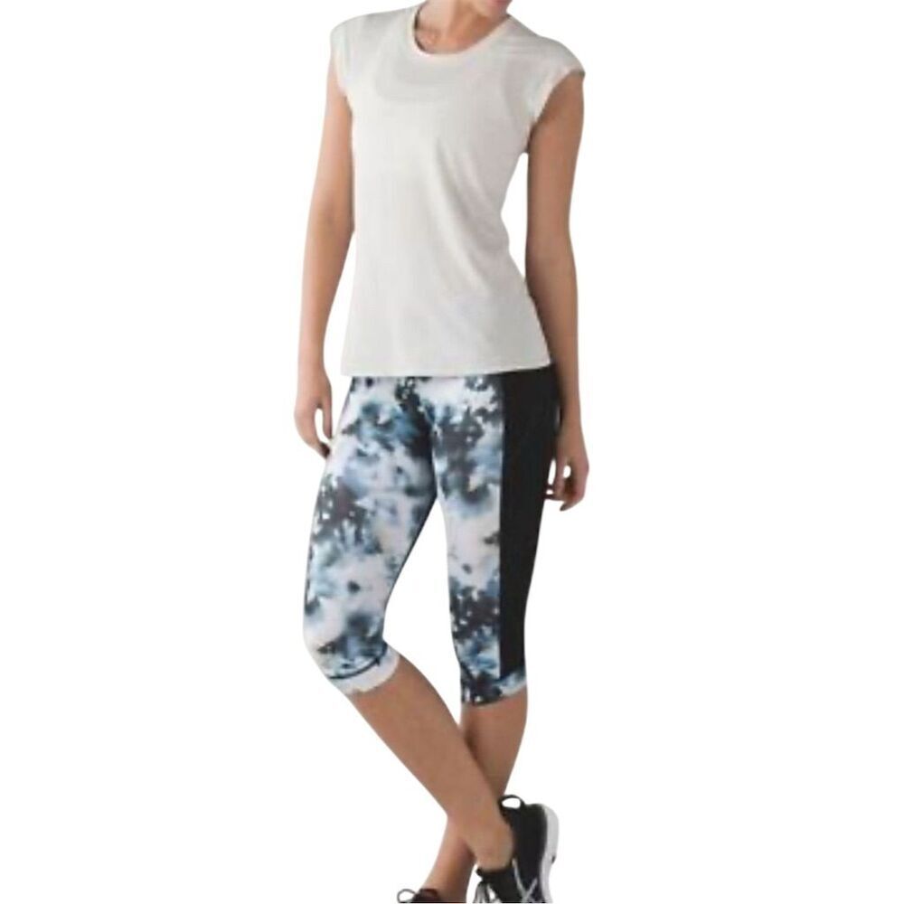 Lululemon Women’s Stop At Nothing Cropped Leggings High-Rise 6 Activewear - Picture 2 of 10